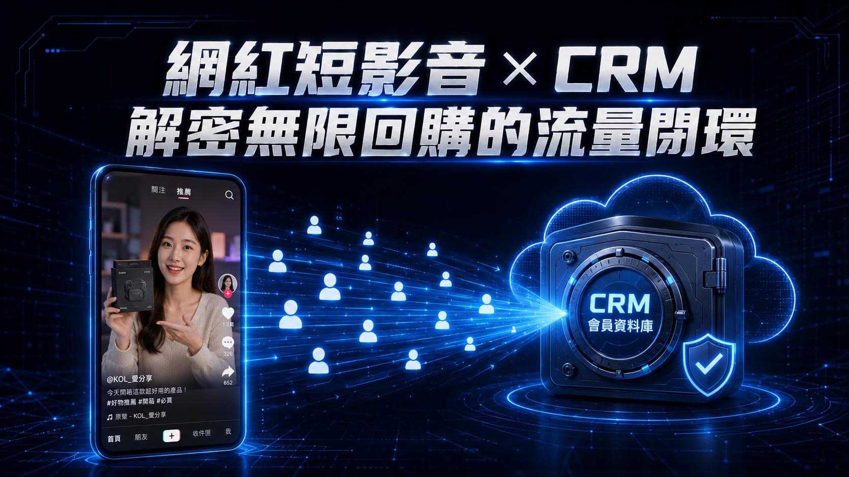 無限回購的黃金公式:網紅短影音 × 影音電商 × CRM